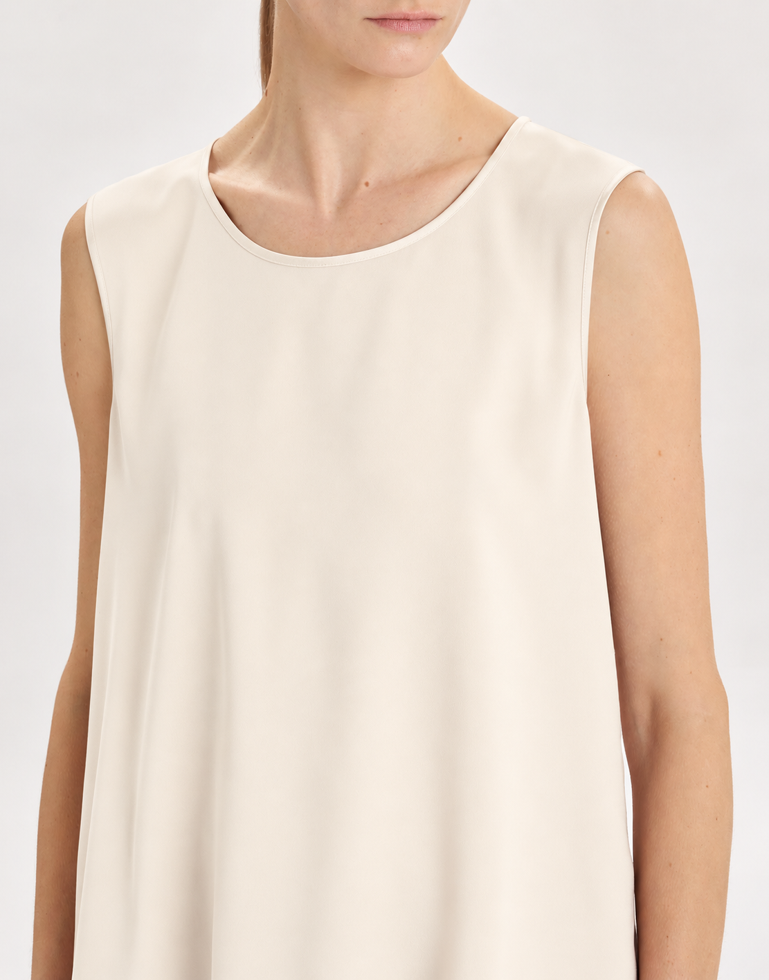 Cue Ivory Sleeveless Top
