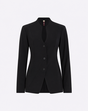 SNIPER Single-Breasted Jacket Black