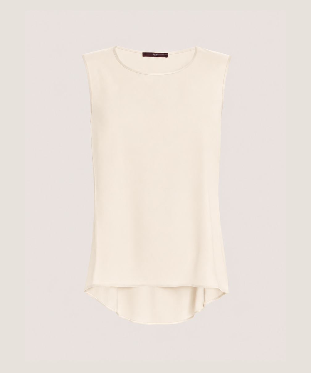 High Everyday Couture Cue Ivory Sleeveless Top