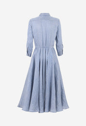Danette85 Sky White Midi Dress
