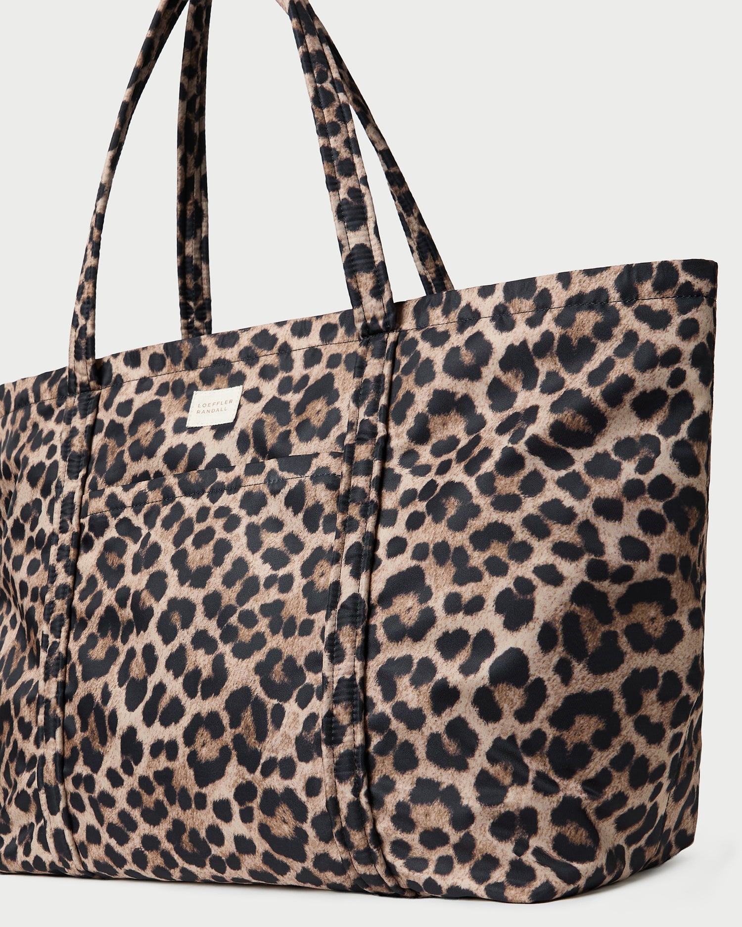 Dina Travel Tote Brushed Leopard