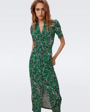 Zoey Green Print Dress