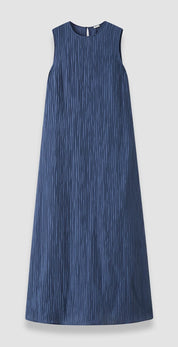 Dion Fluid Crinkle Dress Mineral Blue