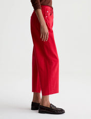 Hattie Crop Recording Red