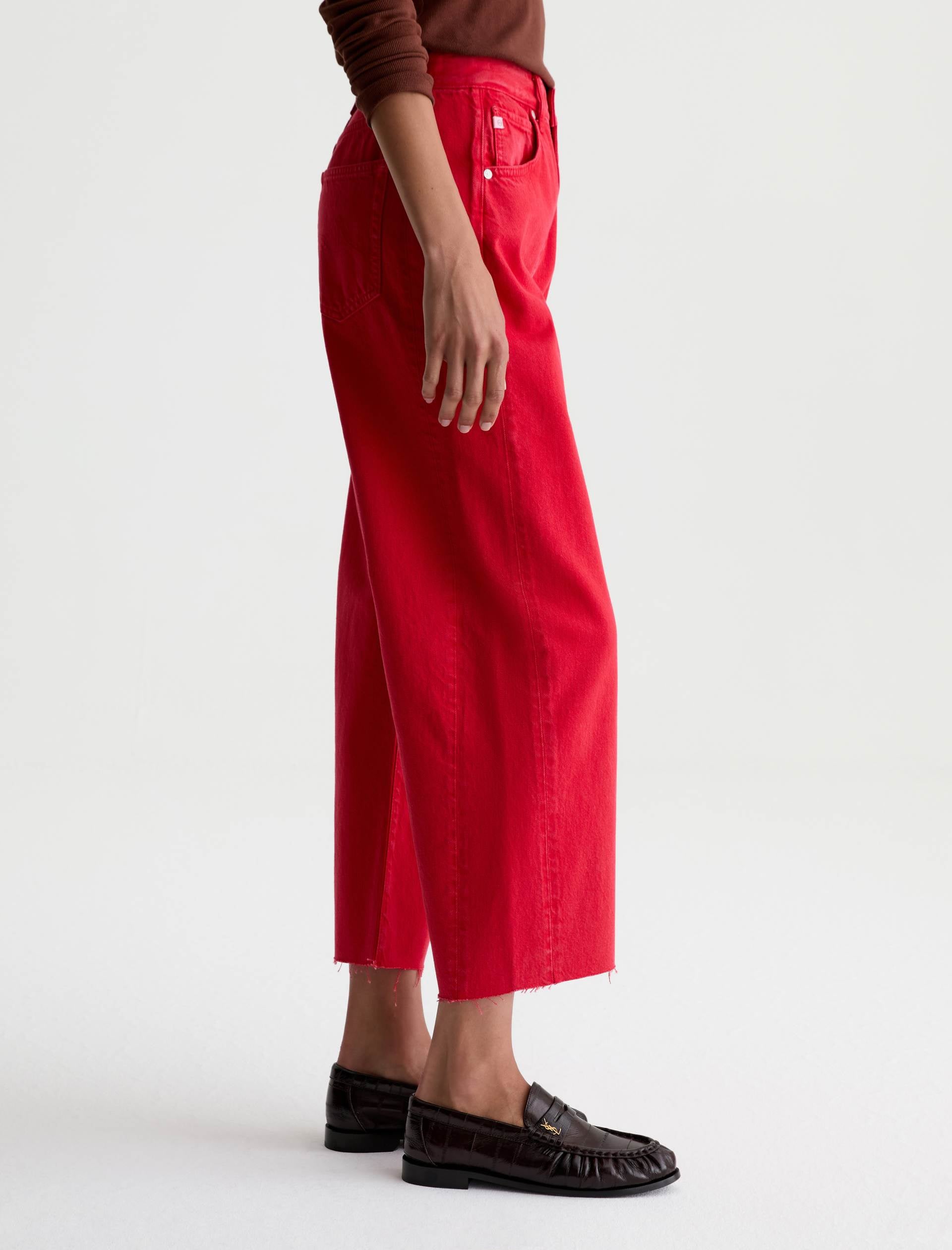 Hattie Crop Recording Red