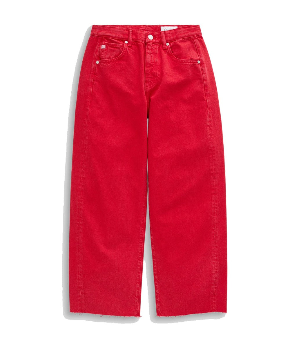 AG Jeans Hattie Crop Recording Red