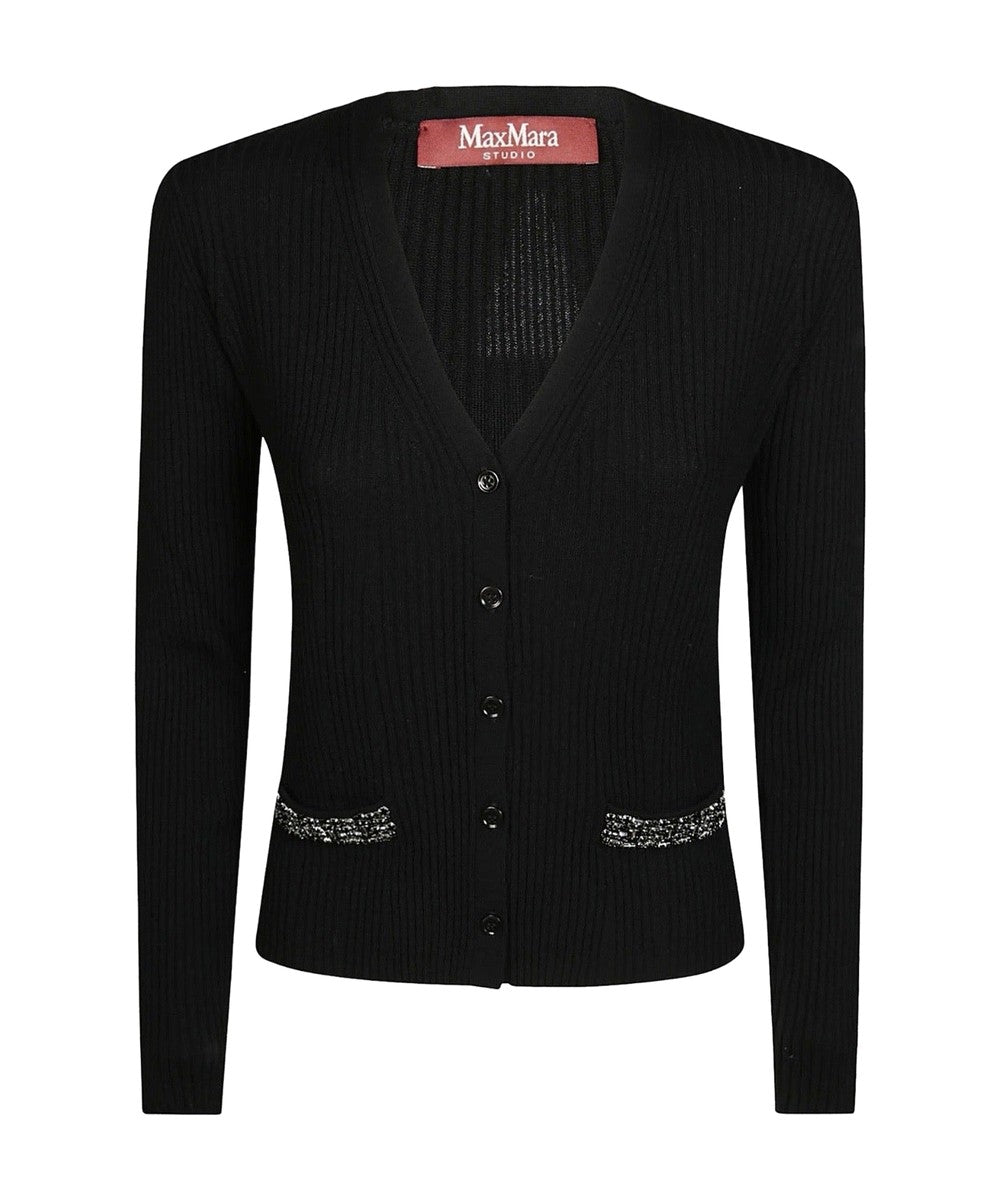 Studio Max Mara Brandy Cardigan Black