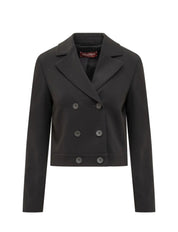 Acciaio Cady Cropped Jacket Black