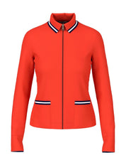 Orange Jacket With Zip