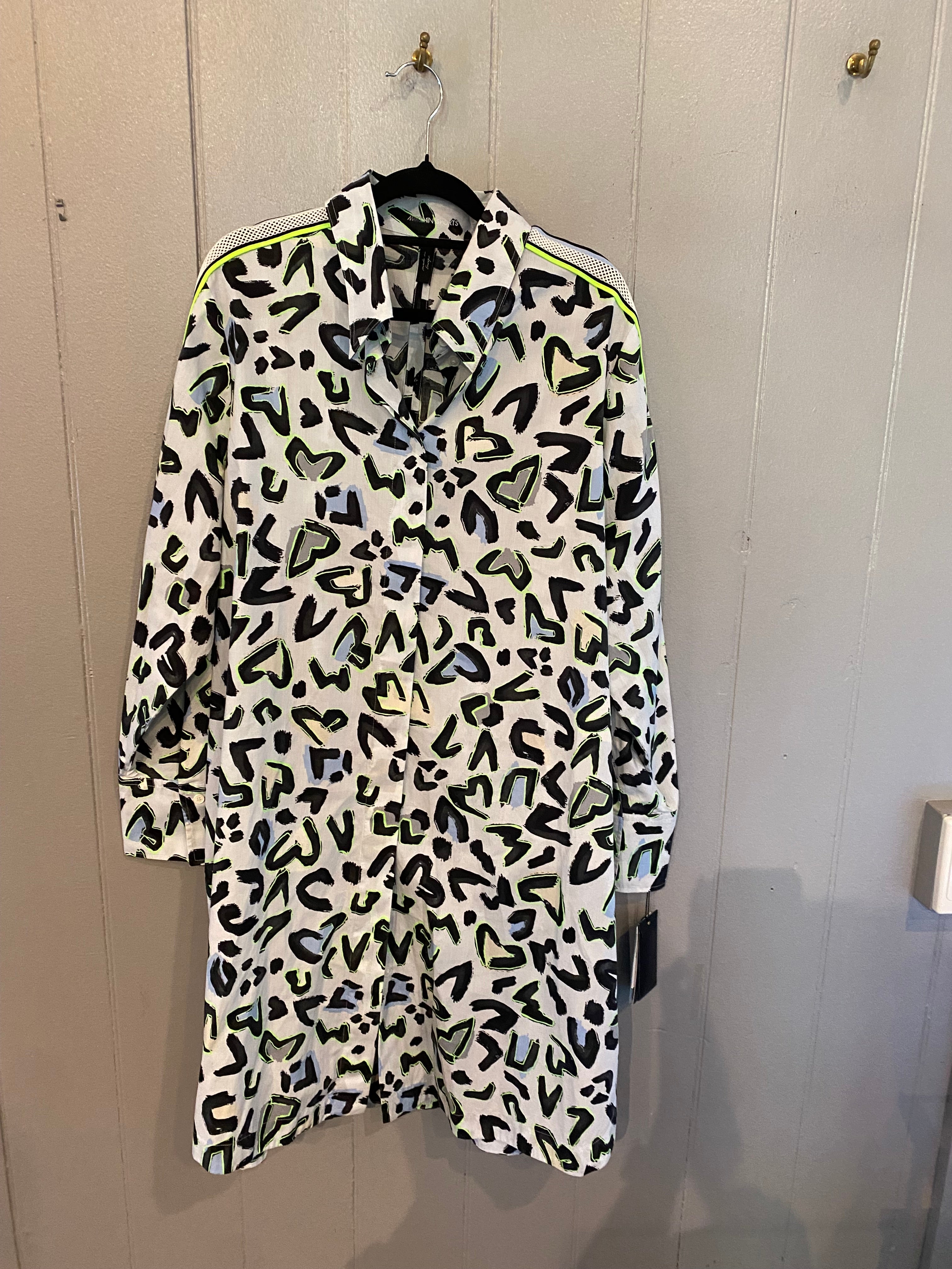 Print Shirt Dress