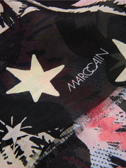 Printed Cotton and Silk Scarf