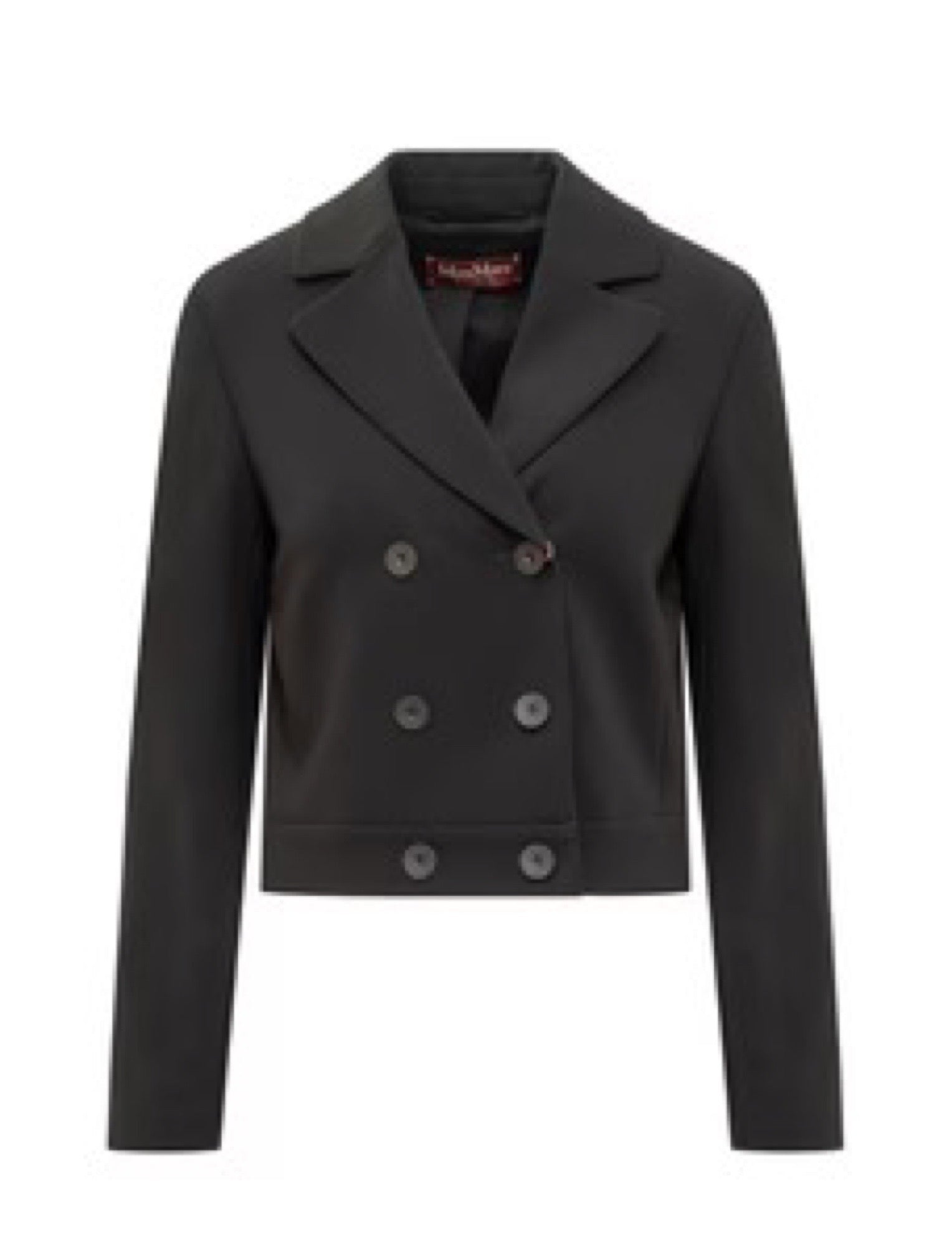 Acciaio Cady Cropped Jacket Black