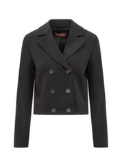 Acciaio Cady Cropped Jacket Black