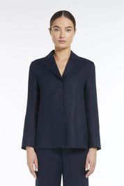 Socrates Navy Jacket Linen