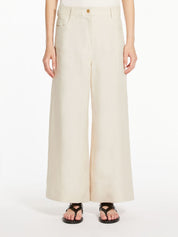 Lapo Beige Pants Linen