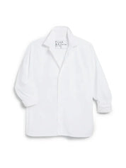 Frank & Eileen Oona Continuous Sleeve Button-Up Shirt White