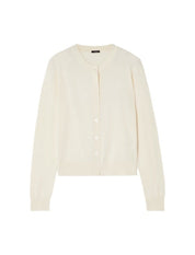 JOSEPH Cardigan Cotton Cashmere Ivory