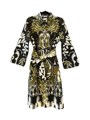 Tonia Shirtdress Damask