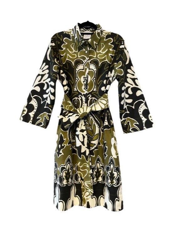 Tonia Shirtdress Damask