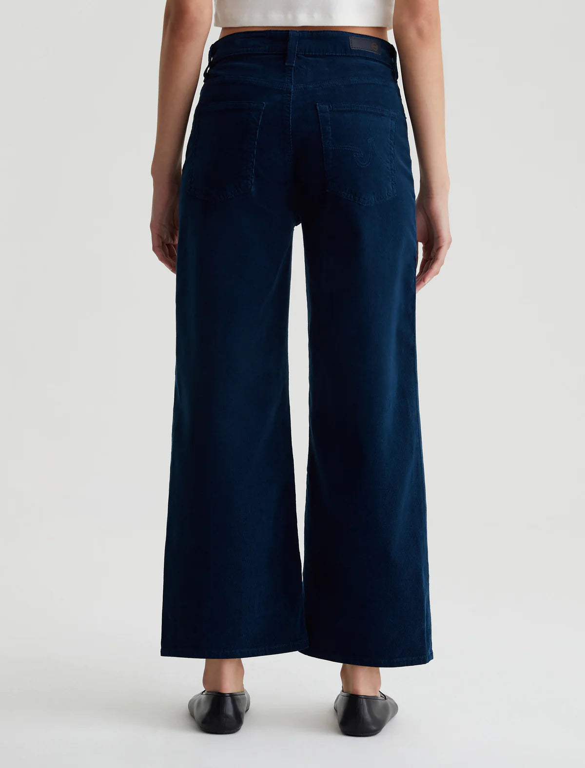 Saige wide leg crop - atlantic night