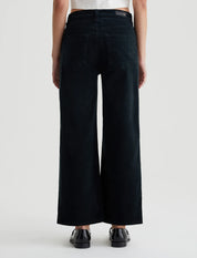 Saige Wide Leg Crop - Sulfur Smooth Slate