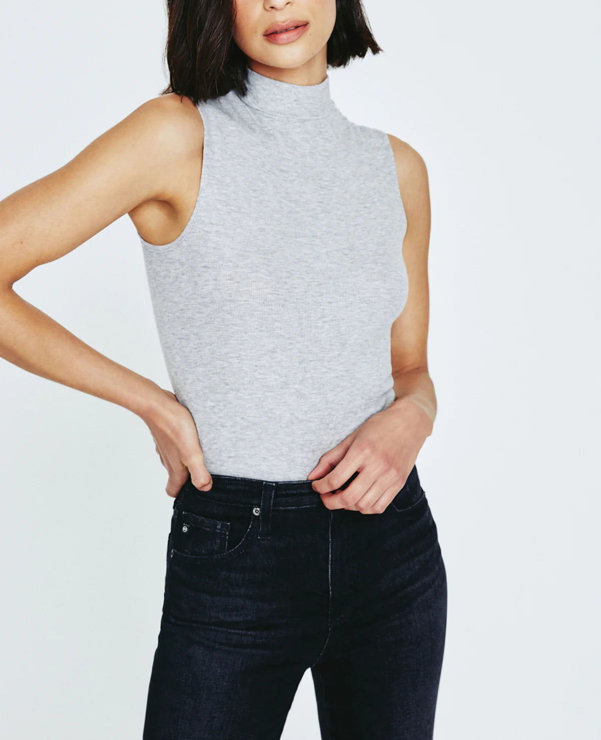 Edie Sleeveless Turtleneck