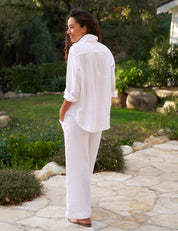 Linenset Tuscany Getaway Set - Eileen Button-Up & Maisie Wide-Leg Pant