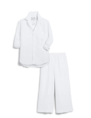 Linenset Tuscany Getaway Set - Eileen Button-Up & Maisie Wide-Leg Pant