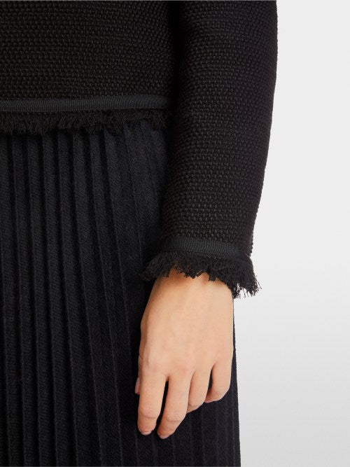 Black Collarless Jacket