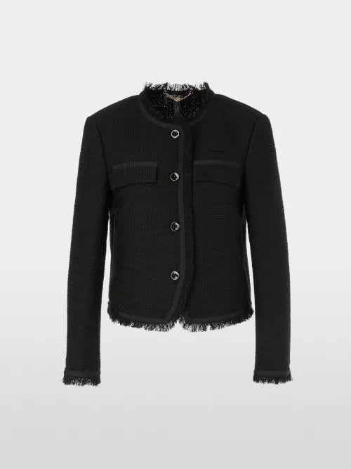Black Collarless Jacket