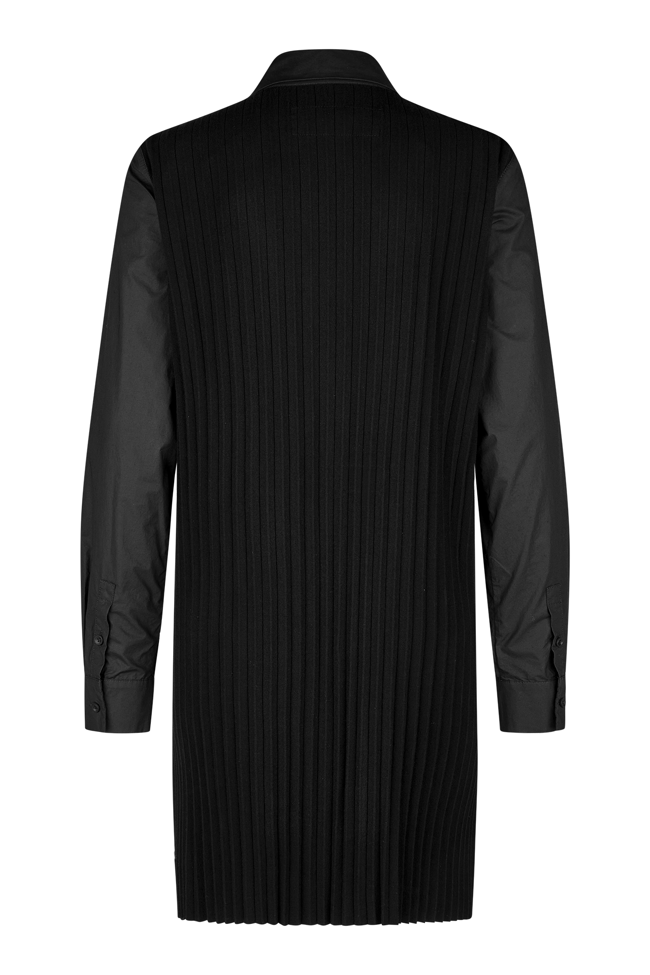 Irma  Casual oversized blouse with pleated knit