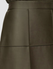 Keller-Skirt-Grid Nappa Avocado