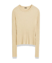 JOSEPH Merino Silk Rib Round Neck Jumper