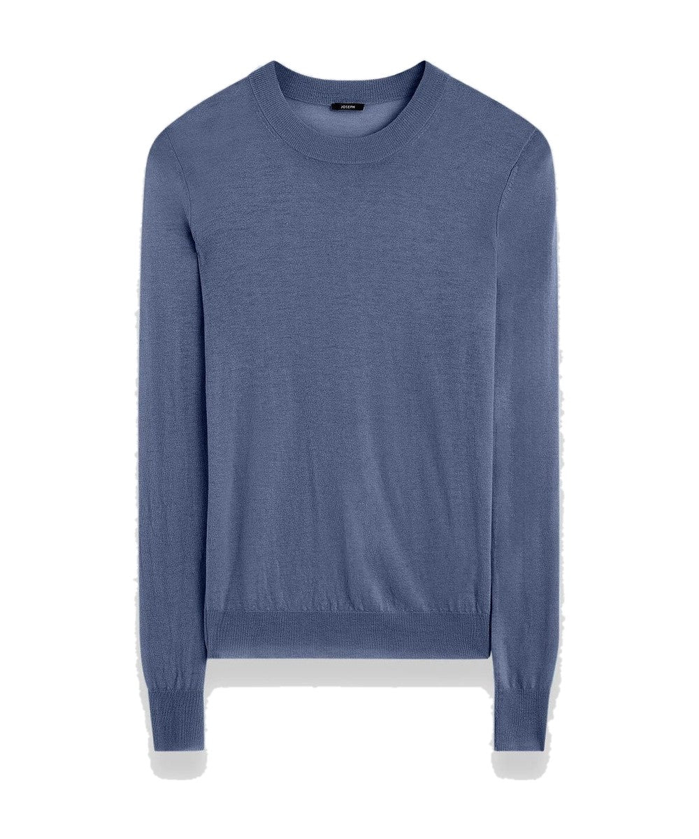 JOSEPH Cashair Round Neck Jumper Harbour