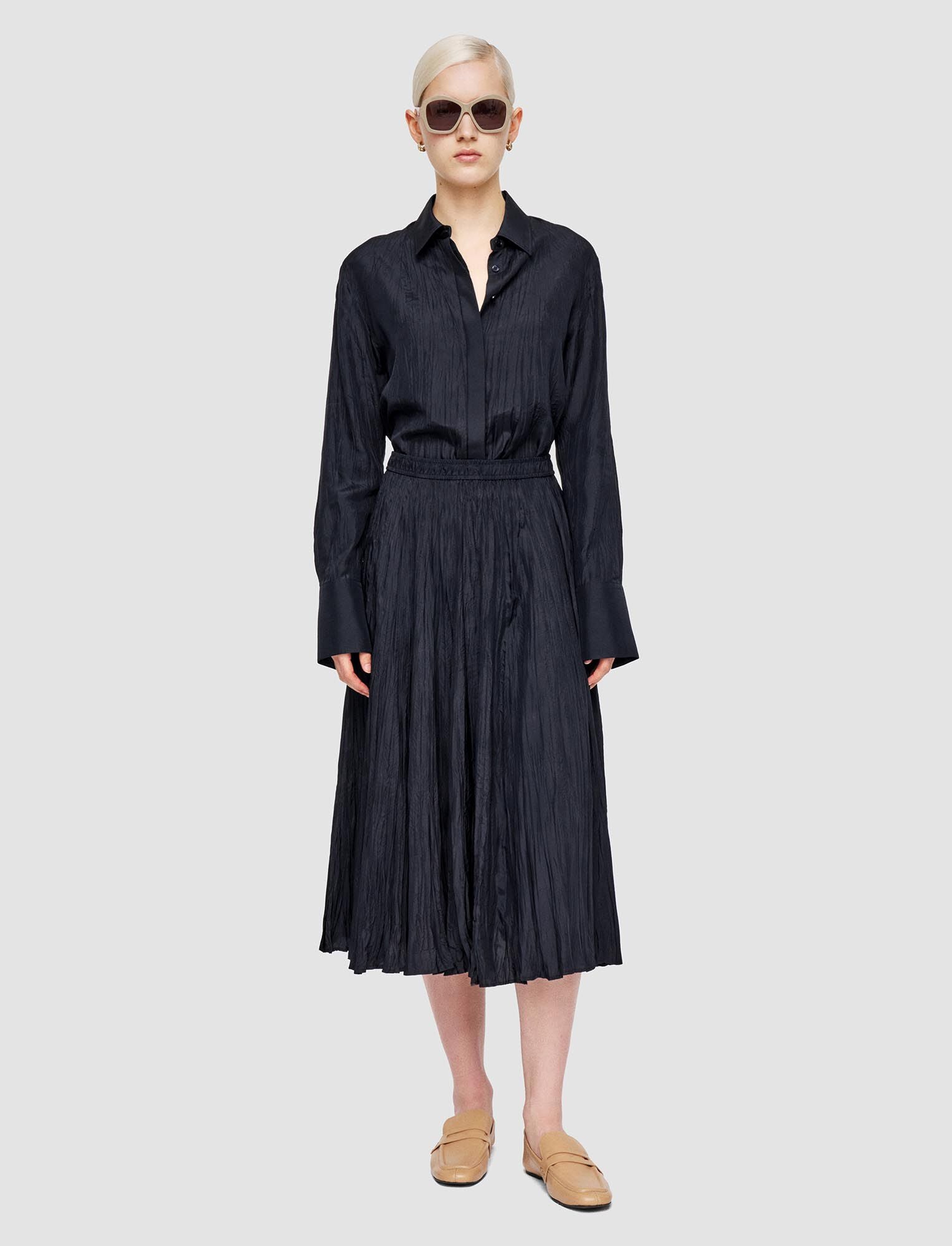 Sully Habotai Silk Skirt