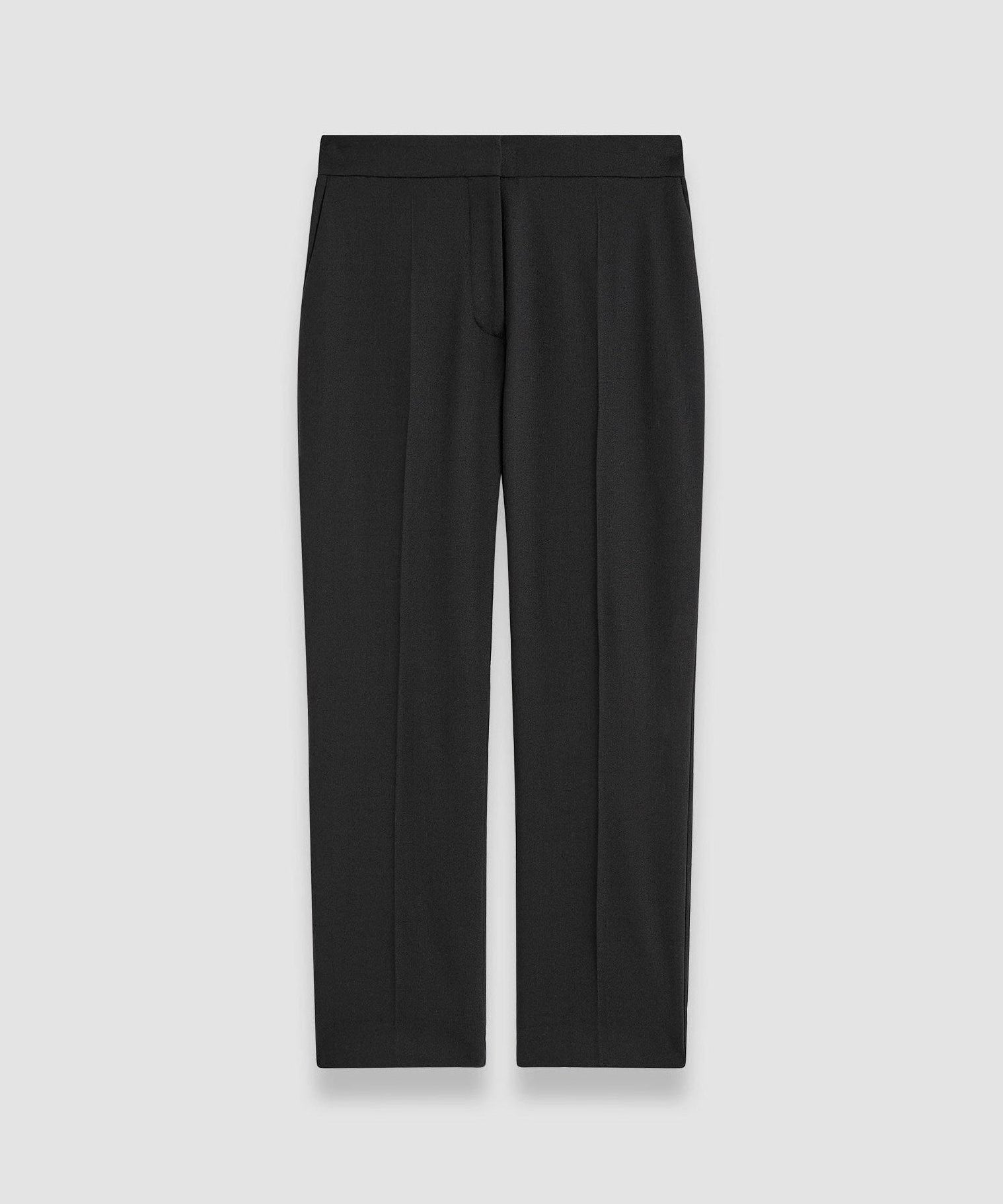 JOSEPH Vilar Tailoring Crepe Trousers Black