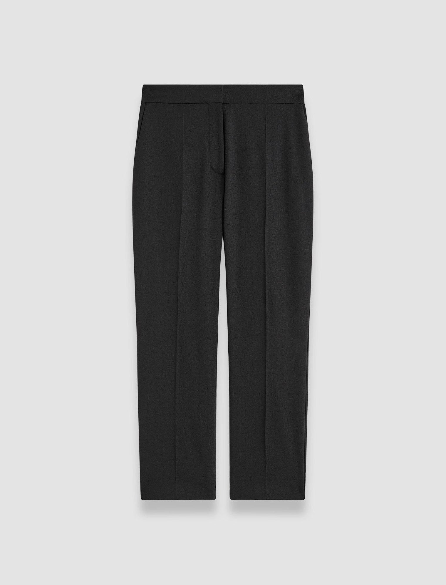 JOSEPH Vilar Tailoring Crepe Trousers Black