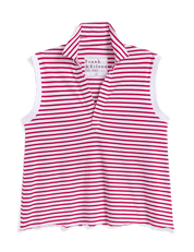 Olivia Popover Henley Tank Sailor Stripe
