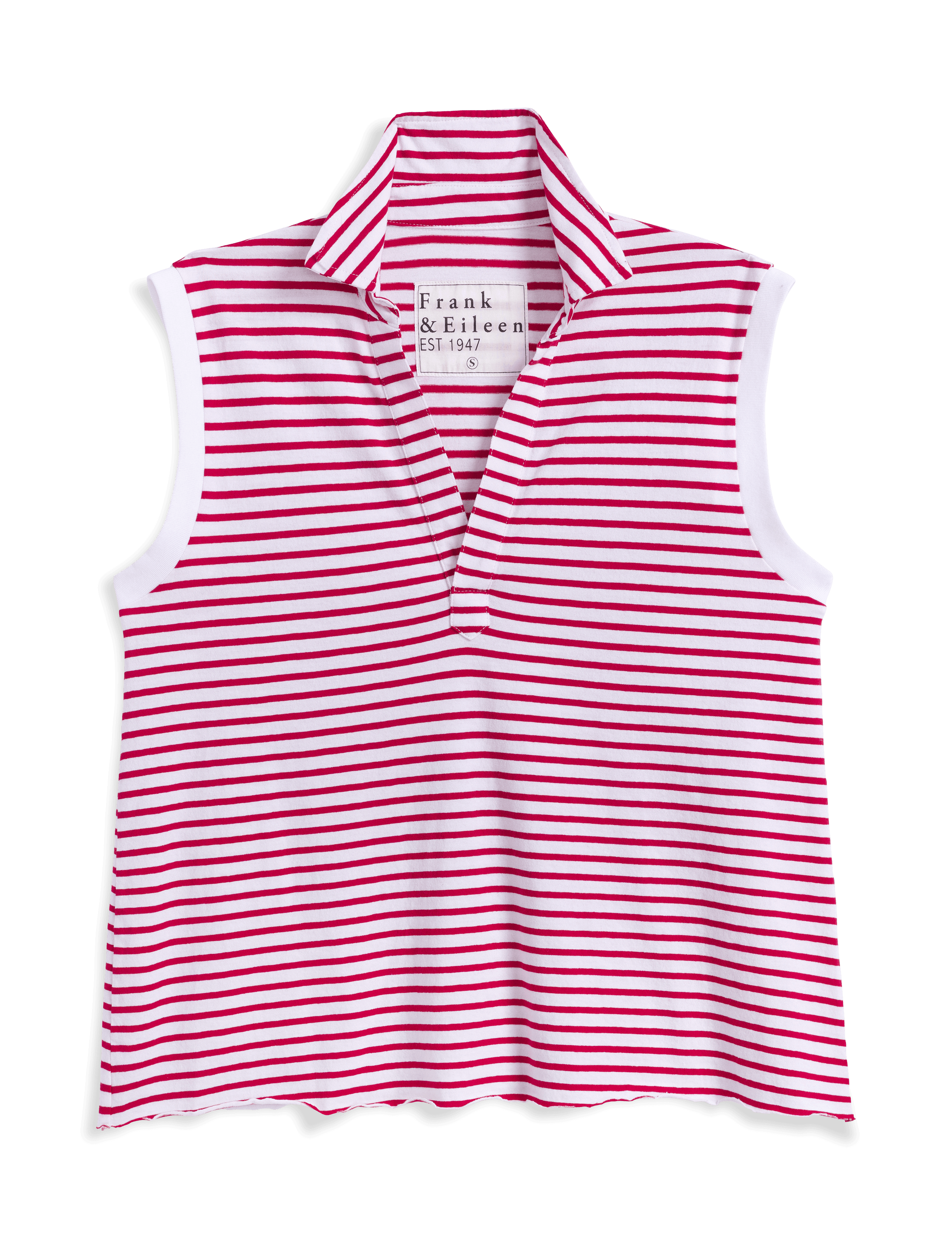 Olivia Popover Henley Tank Sailor Stripe