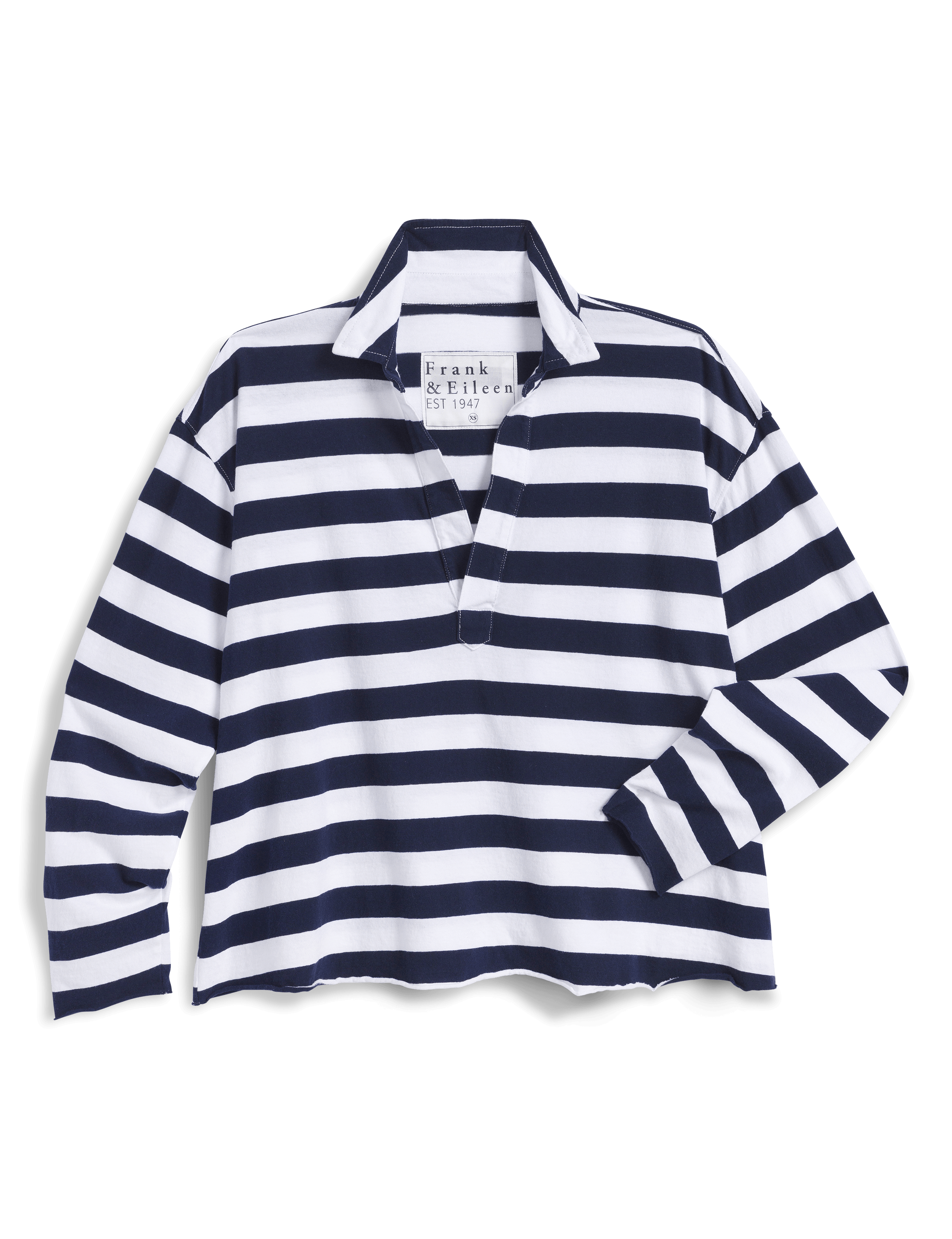 Patrick Popover Henley Nautical Stripe