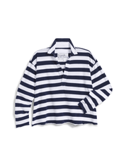 Frank & Eileen Patrick Popover Henley Nautical Stripe