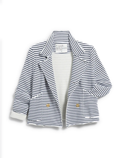 Mini-Belfast Striped Peacoat