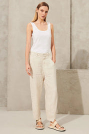 Linen signature pants