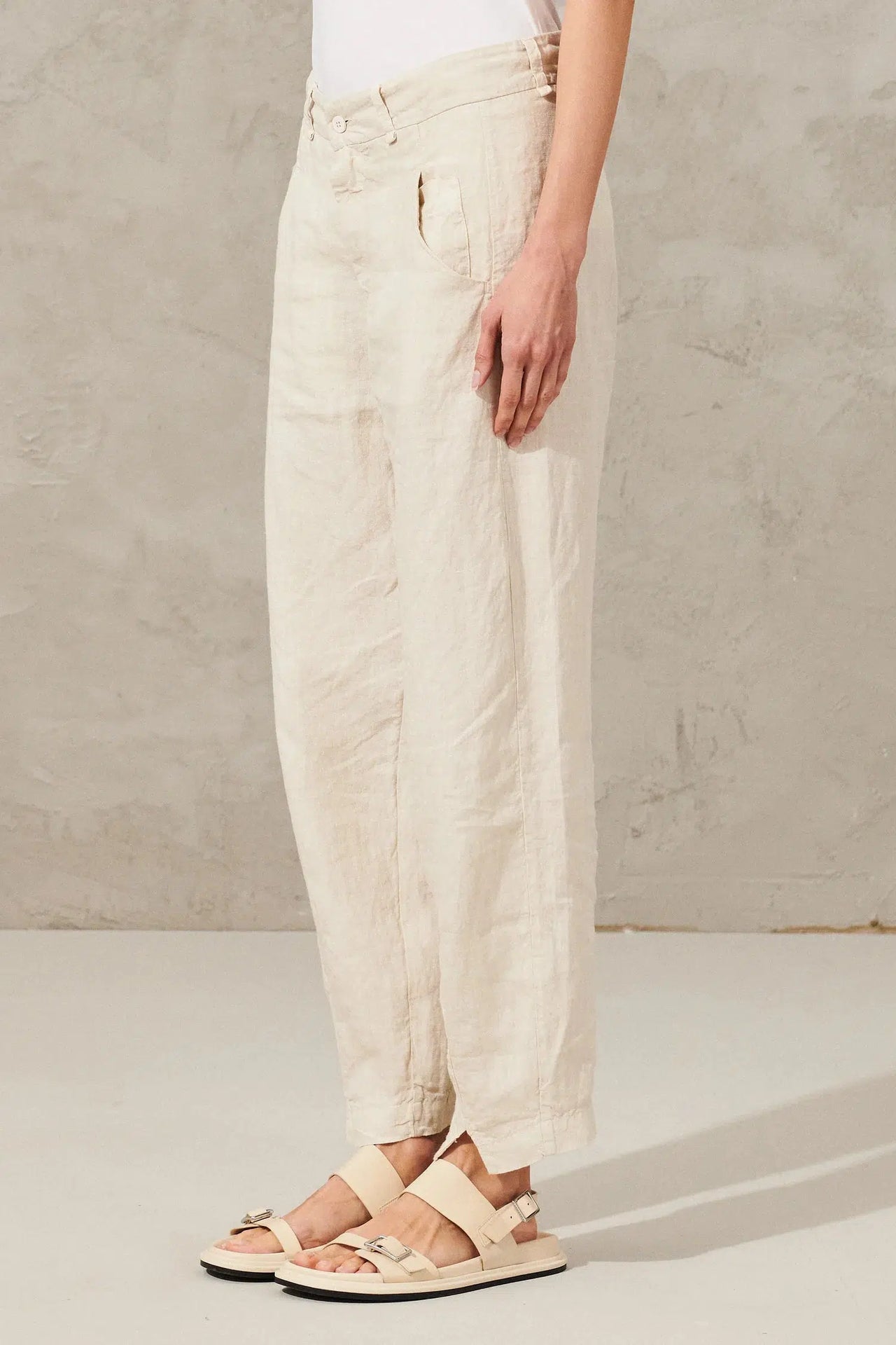 Linen signature pants