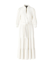 Marc Cain Cotton Tiered Shirtdress White