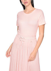 Rosewater Ribbed T-Shirt