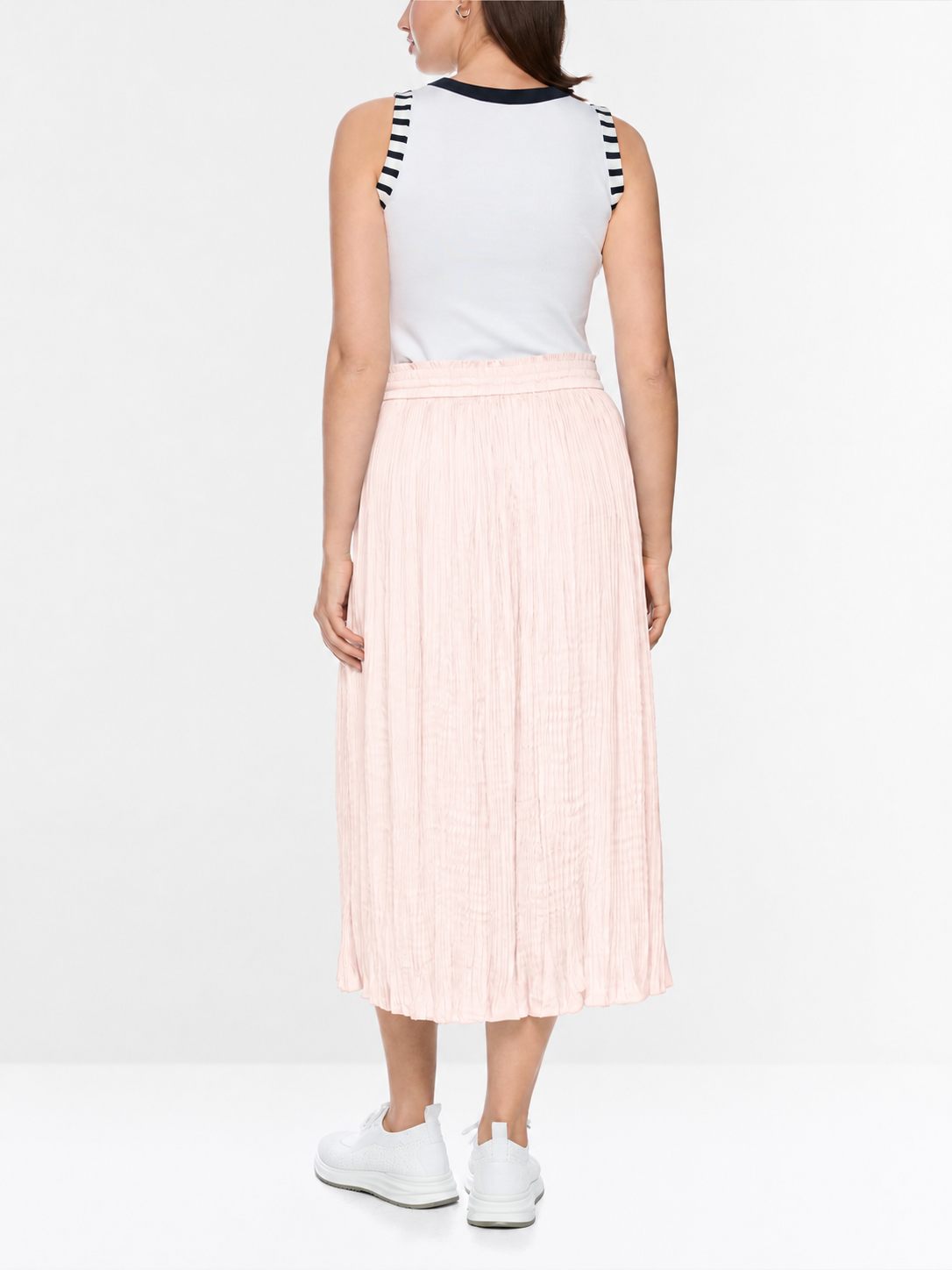 Softly Pleated RoseWater Skirt