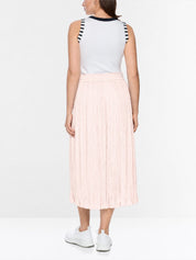 Softly Pleated RoseWater Skirt
