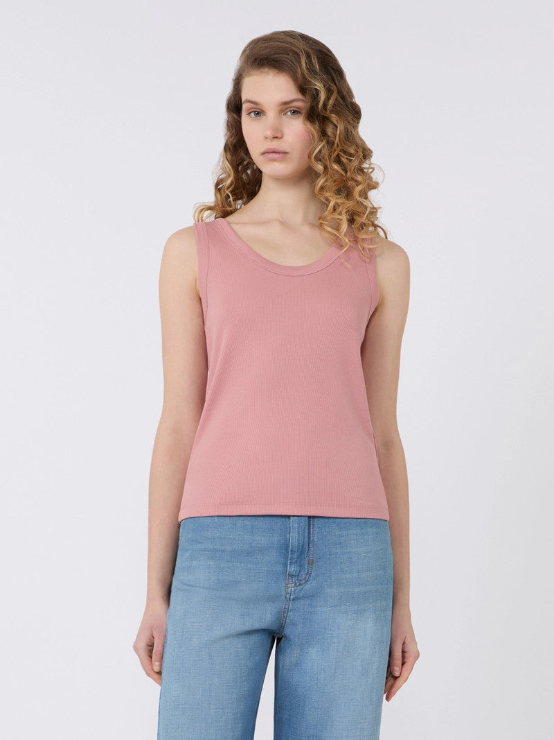 MultiC Jersey Singlet Antique Rose