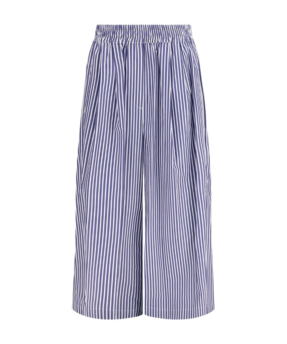 Ottone Pinstripe Trousers Navy